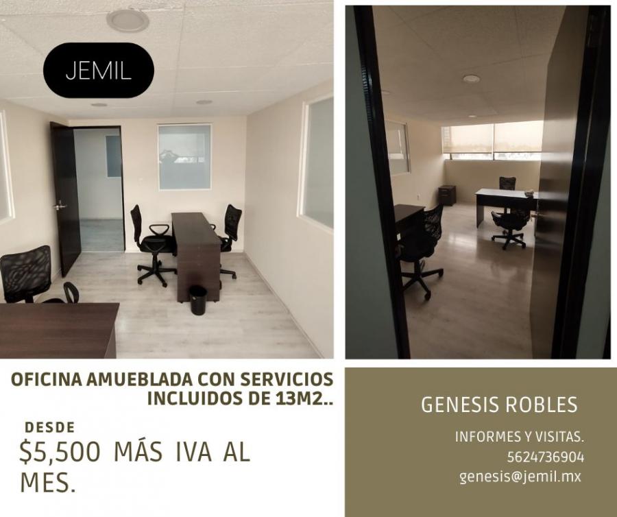 Foto Oficina en Renta en EL PARQUE, Naucalpan de Jurez, Mexico - $ 5.500 - OFR331649 - BienesOnLine