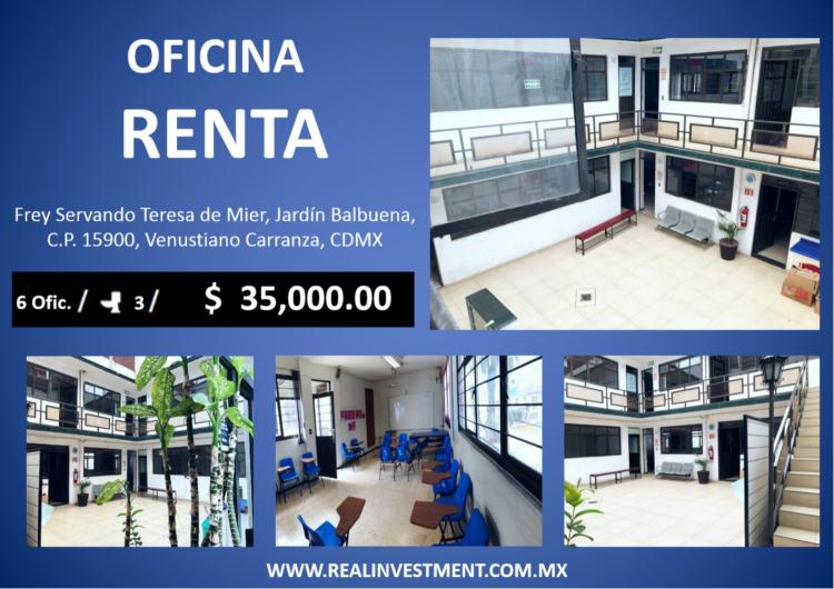 Foto Oficina en Renta en Jardin Balbuena, Venustiano Carranza, Distrito Federal - $ 35.000 - OFR224286 - BienesOnLine