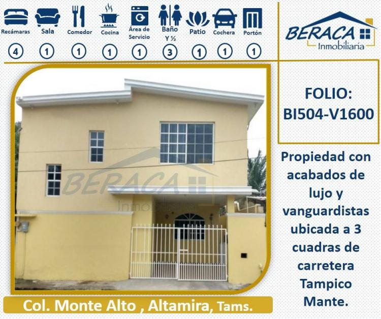 Foto Casa en Venta en montealto, Altamira, Tamaulipas - $ 1.600.000 - CAV225035 - BienesOnLine