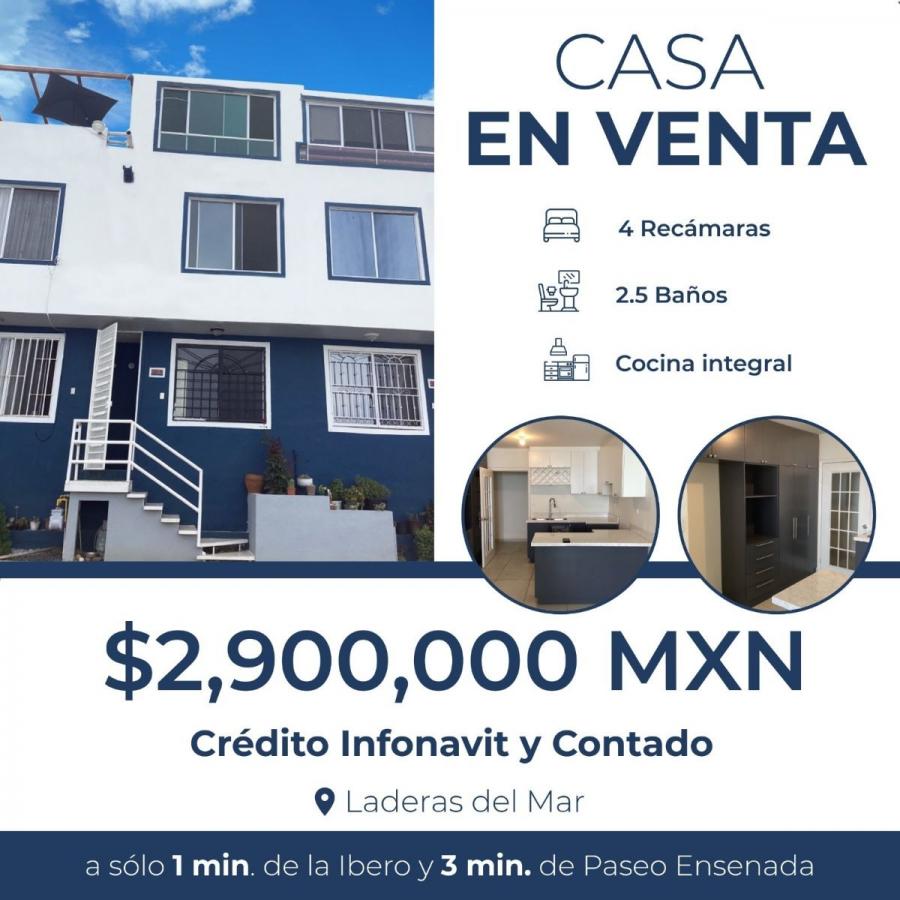 Foto Casa en Venta en Laderas del mar, playas de tijuana, Tijuana, Baja California - $ 2.900.000 - CAV351165 - BienesOnLine