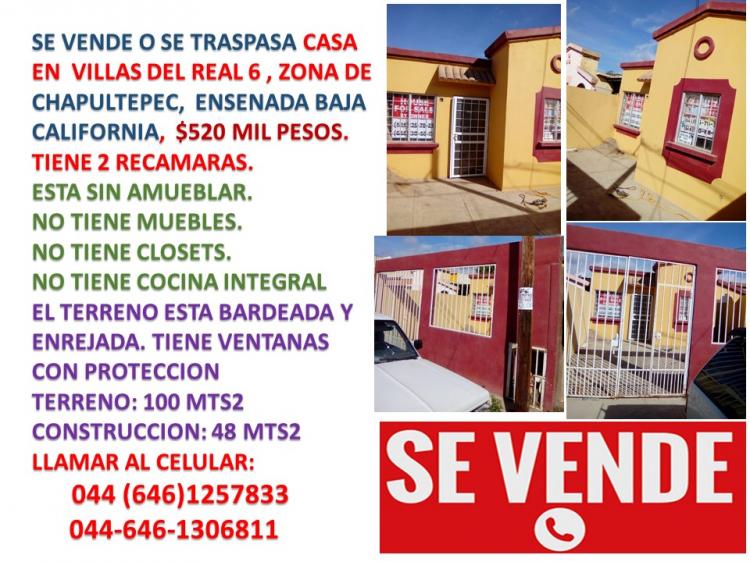 Foto Casa en Venta en VILLAS DEL REAL 6, Ensenada, Baja California - $ 450.000 - CAV237192 - BienesOnLine