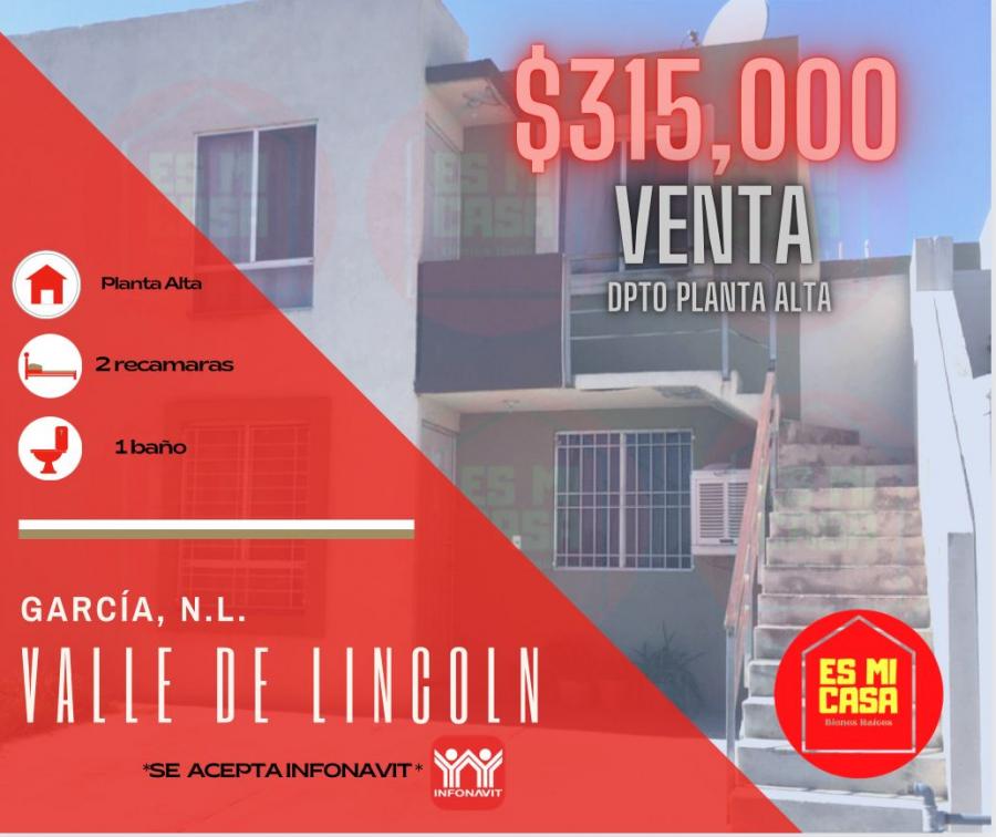 Foto Departamento en Venta en VALLE DE LINCOLN, Garca, Nuevo Leon - $ 315.000 - DEV315965 - BienesOnLine