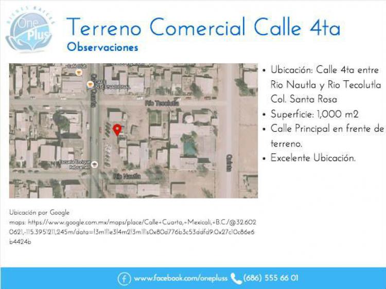 Foto Terreno en Venta en Mexicali, Baja California - U$D 105.000 - TEV134553 - BienesOnLine