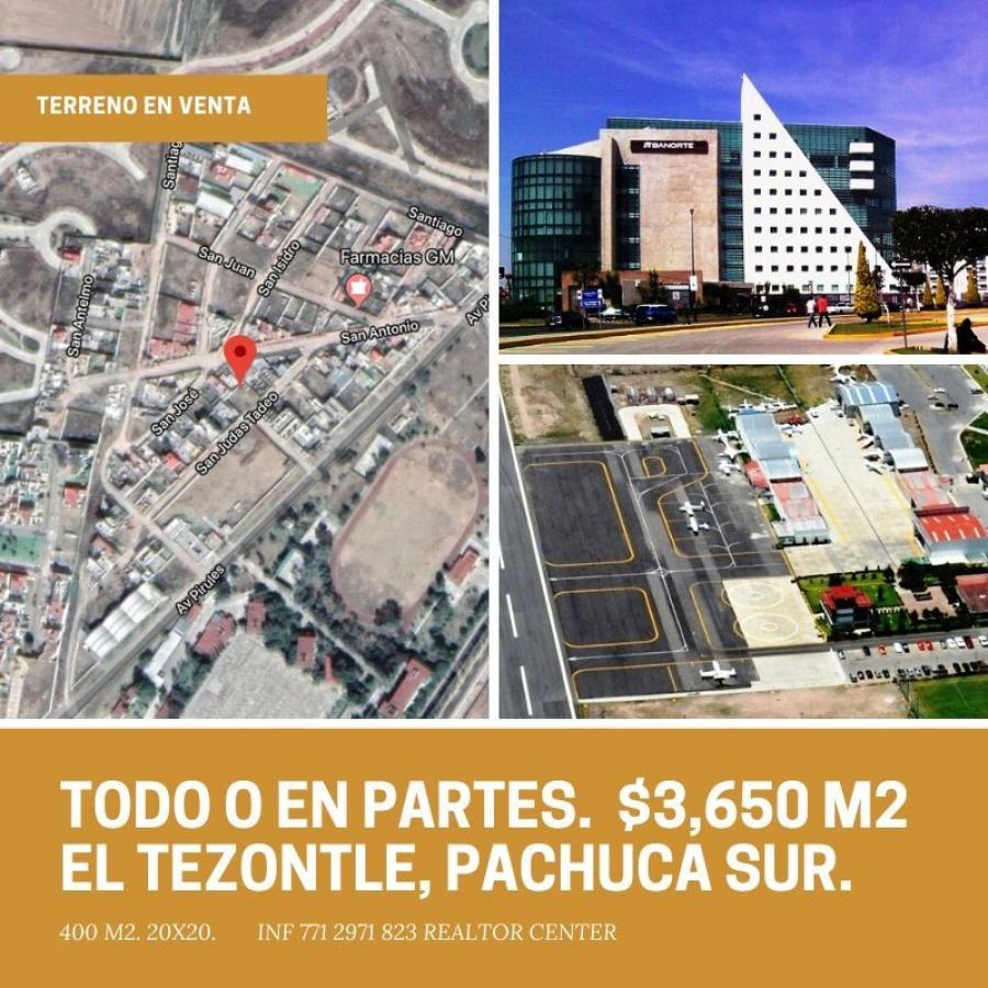 Foto Terreno en Venta en EL TEZONTLE, Pachuca de Soto, Hidalgo - $ 3.650 - TEV263516 - BienesOnLine
