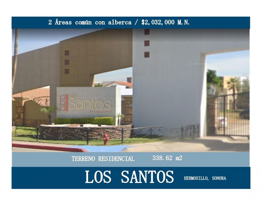 Foto Terreno en Venta en Los Santos residencial, Hermosillo, Sonora - $ 2.032.000 - TEV316551 - BienesOnLine