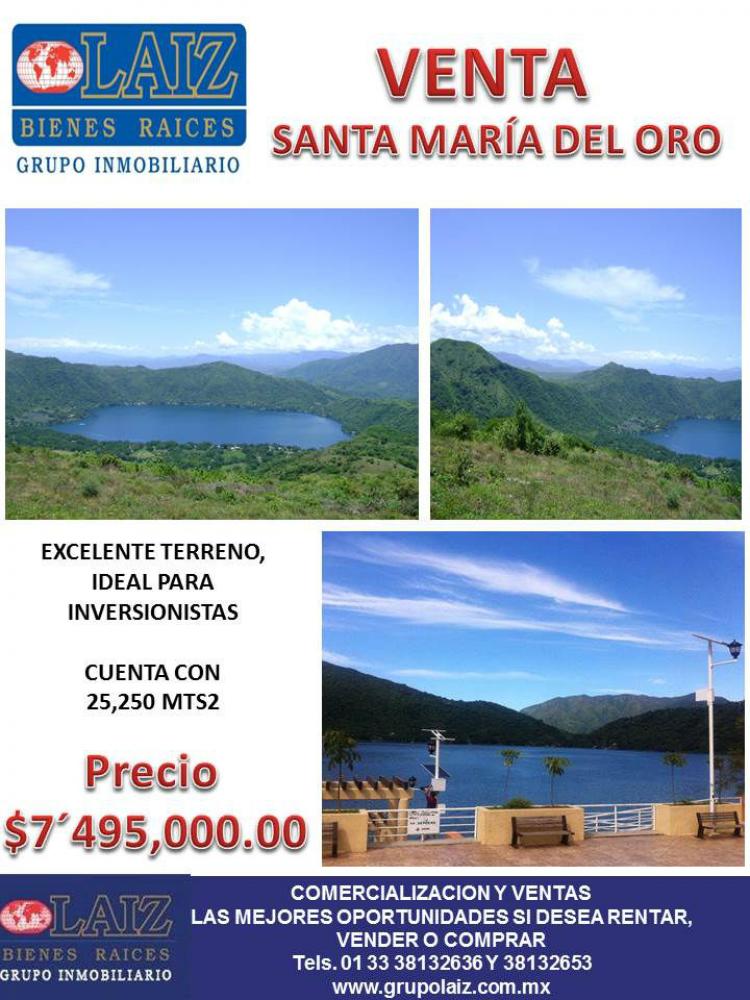 Foto Terreno en Venta en Paseo de la rivera, Santa Mara del Oro, Nayarit - $ 7.495.000 - TEV147237 - BienesOnLine