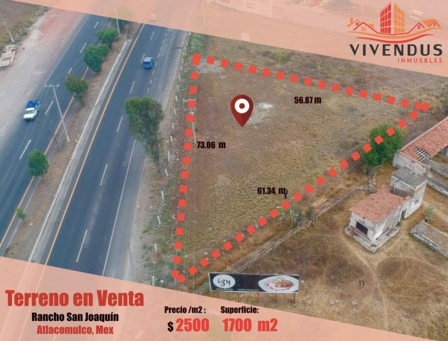 Foto Terreno en Venta en Rancho San Joaquin, Atlacomulco de Fabela, Mexico - $ 4.252.275 - TEV252610 - BienesOnLine