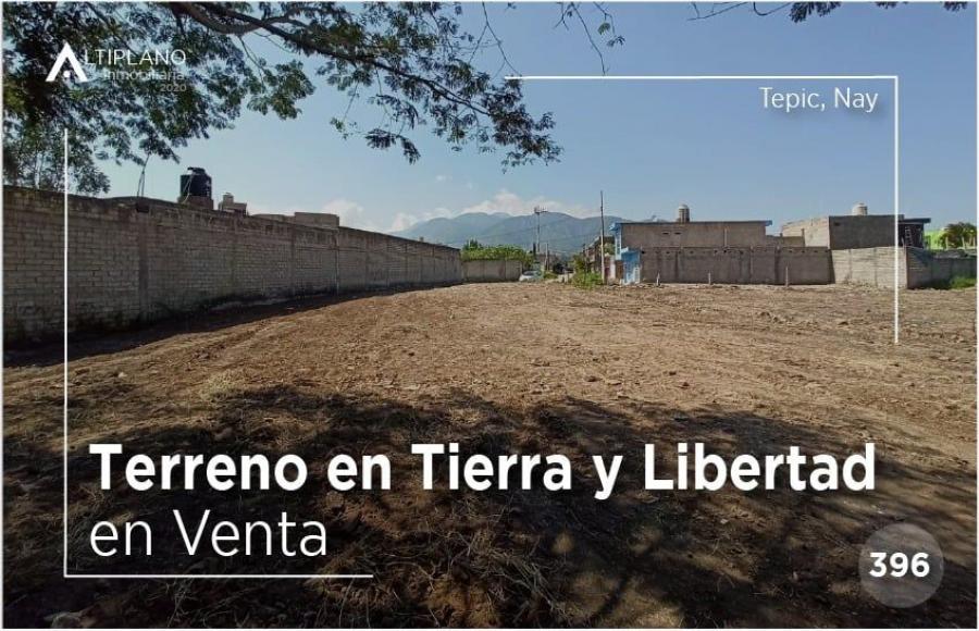Terreno en Venta en Tierra y libertad, Tepic, Nayarit 1.180.000 TEV306705