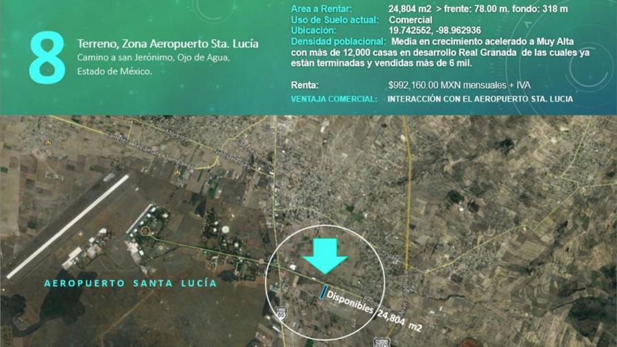 Foto Terreno en Renta en Fraccionamiento Real Granada,, Ojo de Agua, Mexico - 2 hectareas - $ 992.160 - TER283291 - BienesOnLine