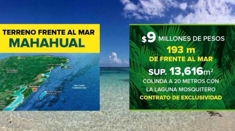 Foto Terreno en Venta en Mahahual, Quintana Roo - $ 9.000.000 - TEV232208 - BienesOnLine