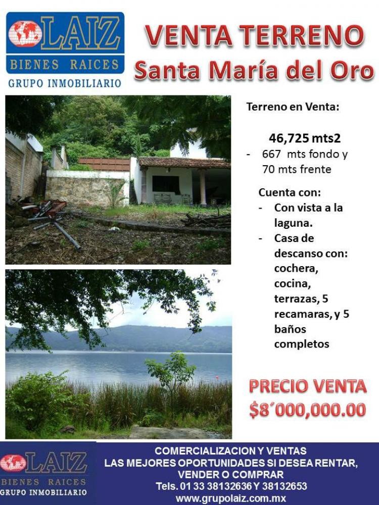 Foto Terreno en Venta en Santa Mara del Oro, Nayarit - $ 8.000.000 - TEV147190 - BienesOnLine