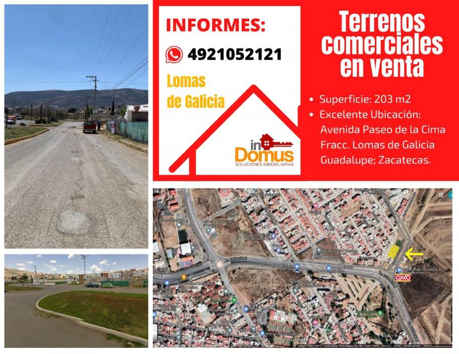 Foto Terreno en Venta en Lomas de Galicia, Guadalupe, Zacatecas - $ 9.000 - TEV298138 - BienesOnLine