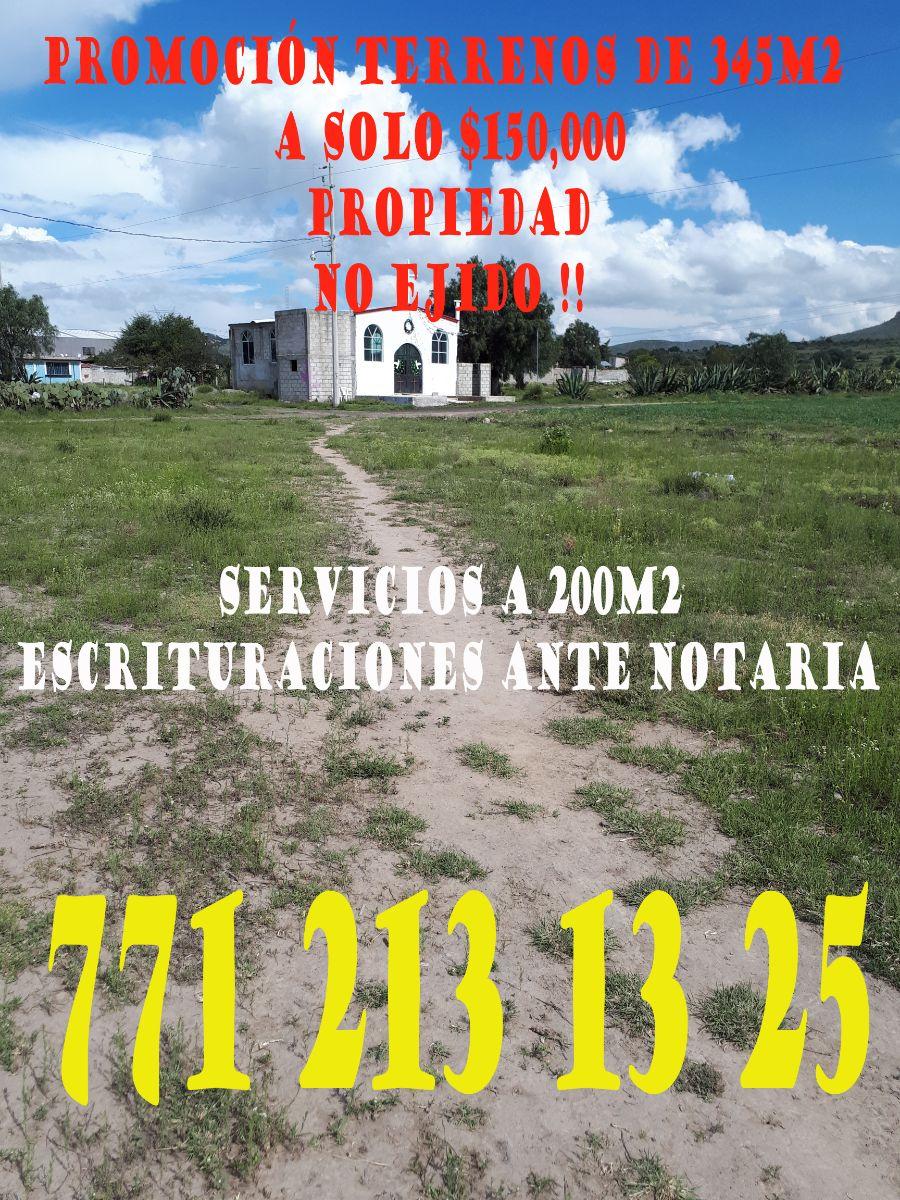 Foto Terreno en Venta en chavarria, Epazoyucan, Hidalgo - $ 150.000 - TEV307016 - BienesOnLine