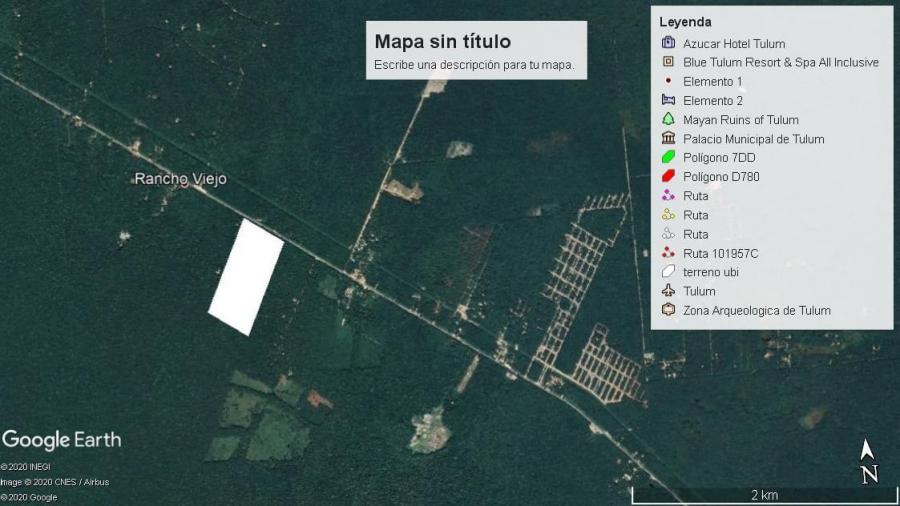 Foto Terreno en Venta en Macario Gomez, Macario Gómez, Quintana Roo - $ 85.800.000 - TEV287694 - BienesOnLine