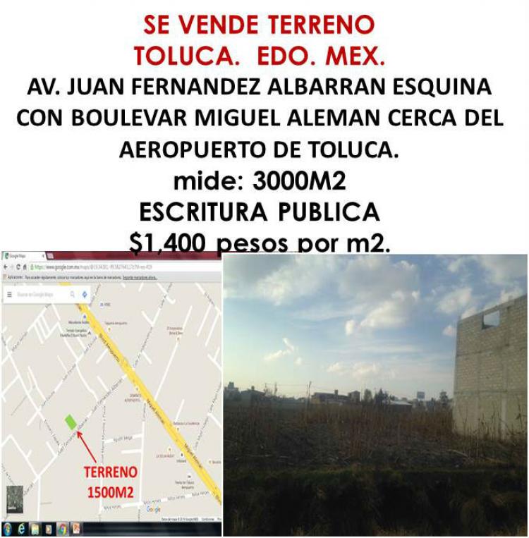 Foto Terreno en Venta en Toluca de Lerdo, Mexico - $ 3.300.000 - TEV157672 - BienesOnLine