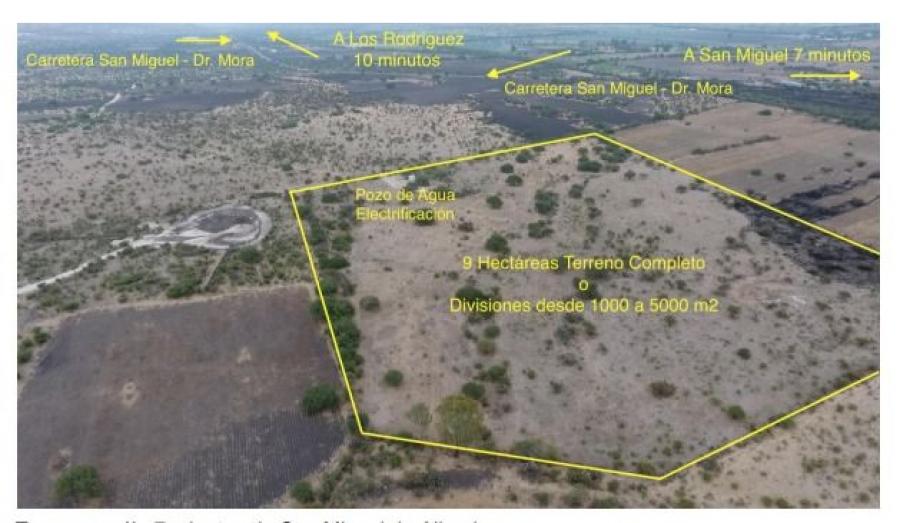 Foto Terreno en Venta en comunidad san jose de gracia, San Miguel de Allende, Guanajuato - 9 hectareas - $ 22.500.000 - TEV362520 - BienesOnLine