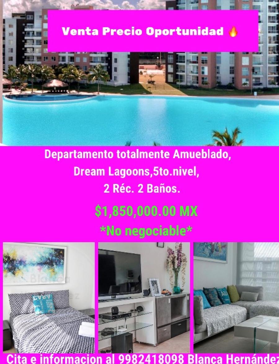 Foto Departamento en Venta en Dream Lagoons, Cancn, Quintana Roo - $ 1.850.000 - DEV273049 - BienesOnLine