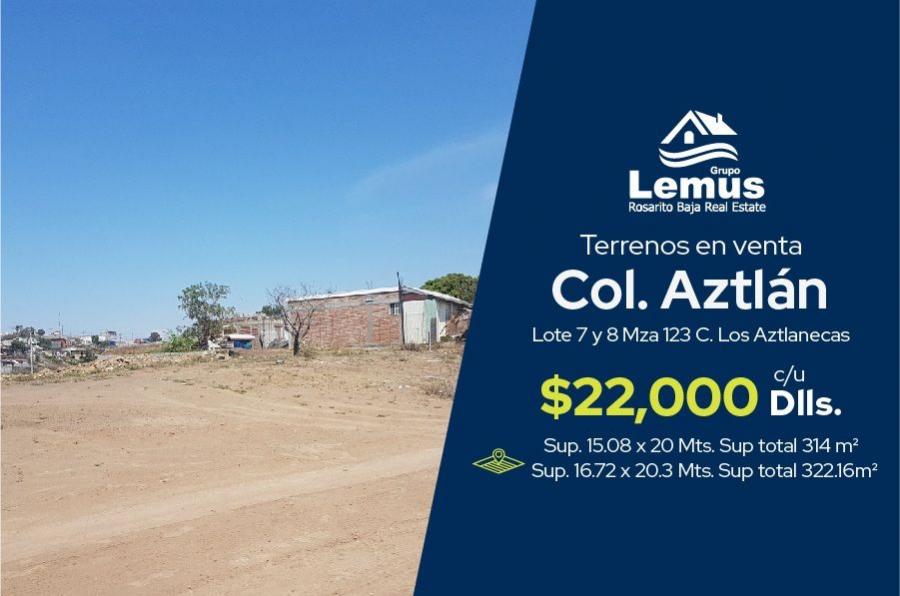 Foto Terreno en Venta en Colonia Aztlan, Colonia Aztlan, Baja California - U$D 22.000 - TEV289605 - BienesOnLine