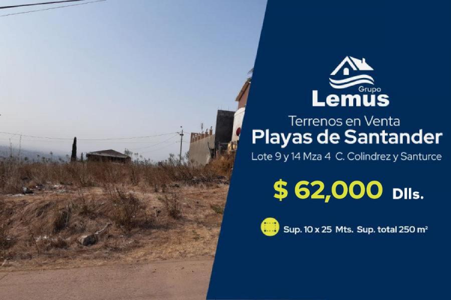 Foto Terreno en Venta en Playas de Santander, Playas de Santander, Baja California - U$D 62.000 - TEV288450 - BienesOnLine