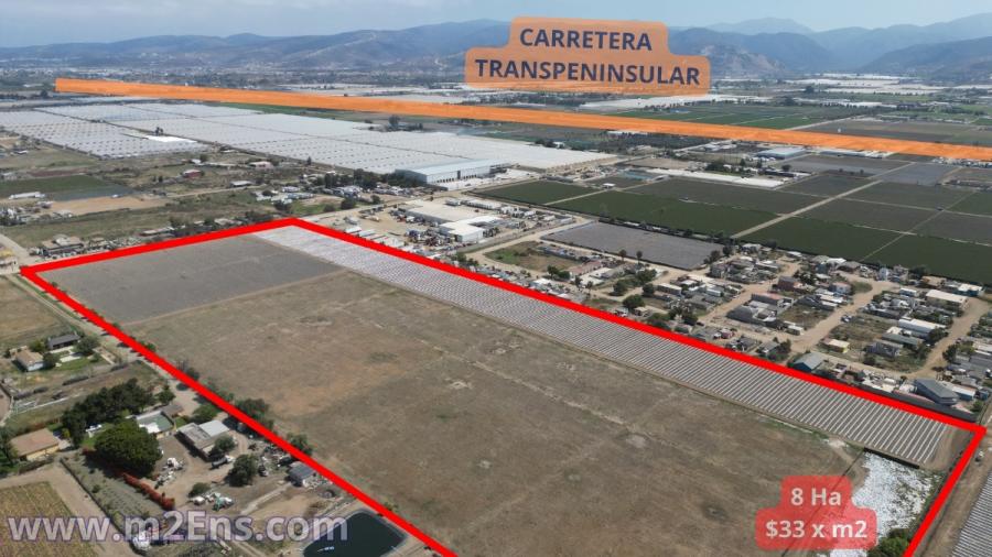 Foto Terreno en Venta en El Salitral, Ensenada, Baja California - 8 hectareas - U$D 33 - TEV362992 - BienesOnLine