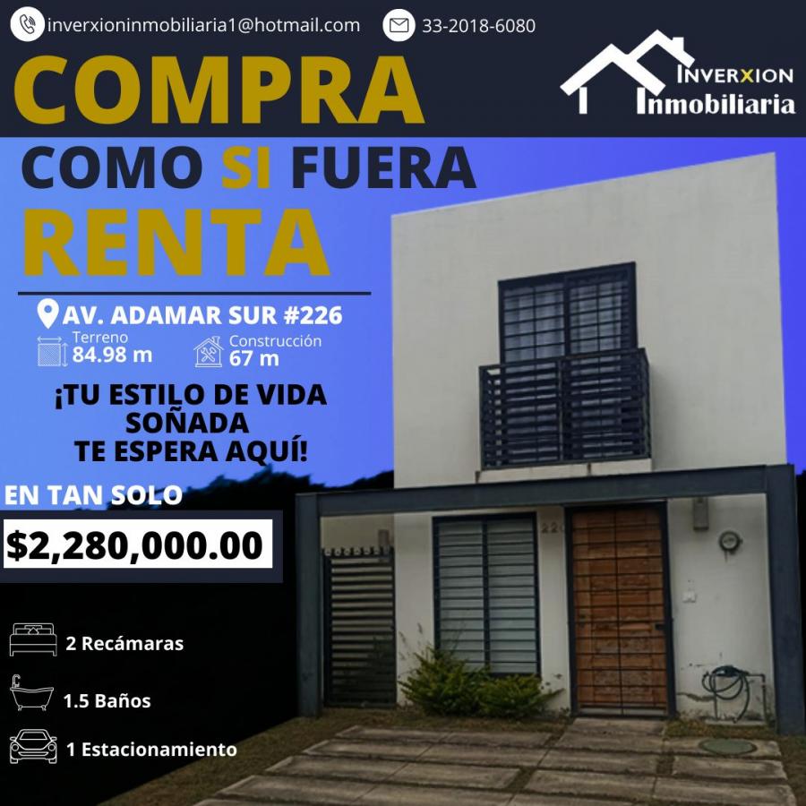Foto Casa en Venta en ADAMAR SUR, Tlajomulco de Ziga, Jalisco - $ 2.280.000 - CAV350820 - BienesOnLine