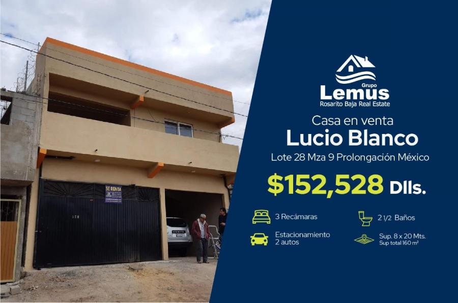Foto Casa en Venta en Lucio Blanco, Lucio Blanco, Baja California - U$D 152.528 - CAV289415 - BienesOnLine