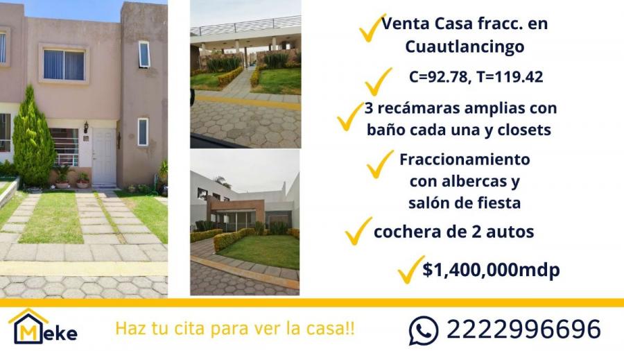 Foto Casa en Venta en cuautlancingo, Puebla, Puebla - $ 1.400.000 - CAV344504 - BienesOnLine