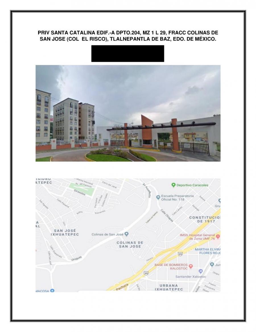 Foto Departamento en Venta en el risco, Tlalnepantla, Mexico - $ 580.000 - DEV264685 - BienesOnLine