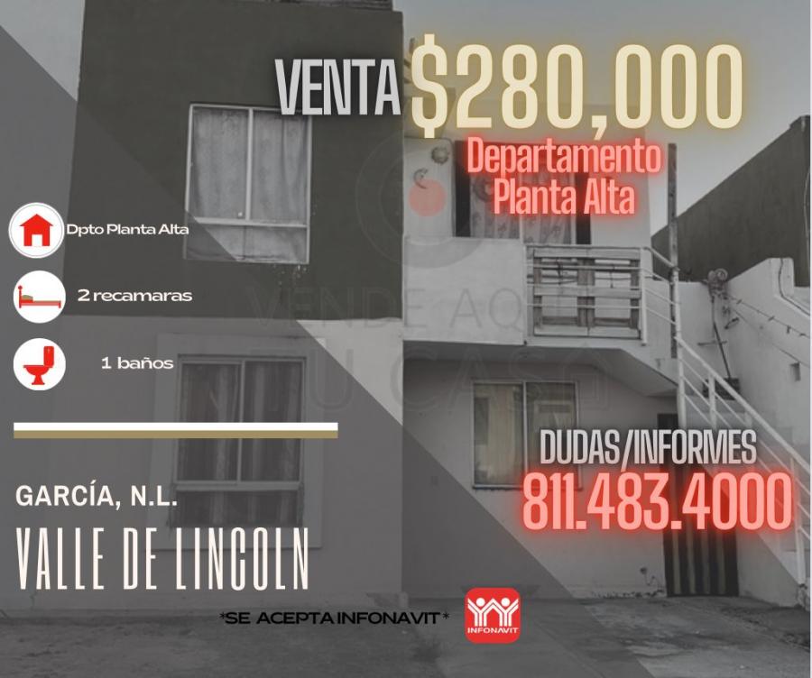 Foto Departamento en Venta en valle de lincoln, Garca, Nuevo Leon - $ 280.000 - DEV315987 - BienesOnLine