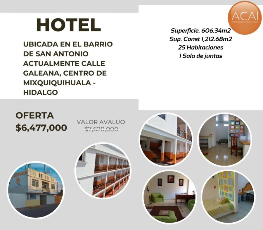 Foto Hotel en Venta en CENTRO, Mixquiahuala de Jurez, Hidalgo - $ 6.477.000 - HOV351265 - BienesOnLine
