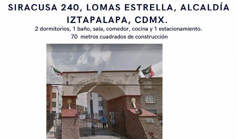 Foto Departamento en Venta en LOMAS ESTRELLA, Iztapalapa, Distrito Federal - $ 745.000 - DEV343971 - BienesOnLine