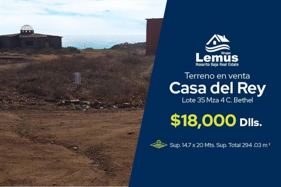 Foto Terreno en Venta en Casa del Rey, Casa del Rey, Baja California - U$D 18.000 - TEV290408 - BienesOnLine