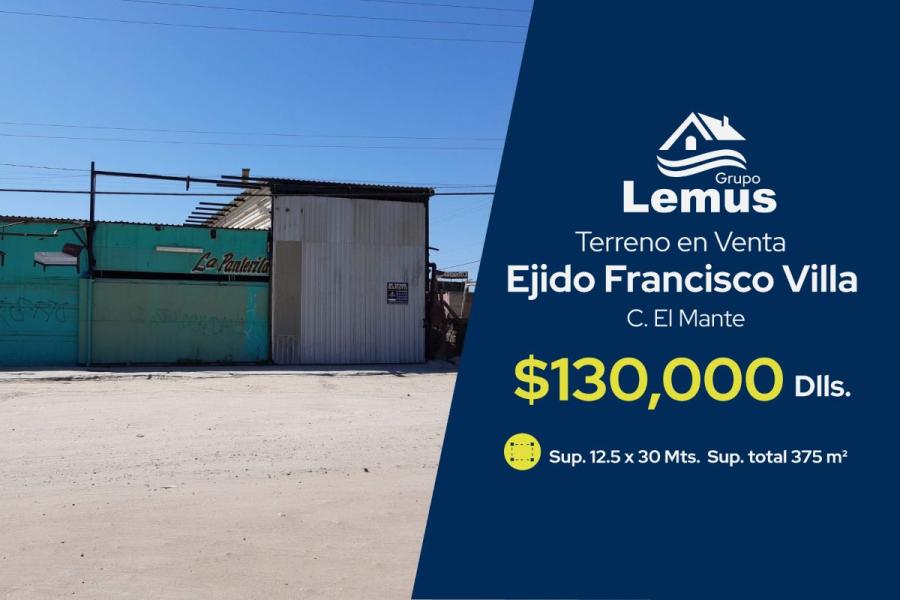 Foto Terreno en Venta en Ejido Francisco Villa, Tijuana, Baja California - U$D 130.000 - TEV275755 - BienesOnLine