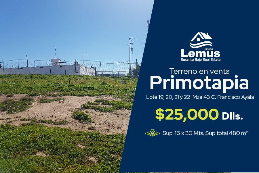 Foto Terreno en Venta en Primo Tapia, Primo Tapia, Baja California - U$D 25.000 - TEV290131 - BienesOnLine