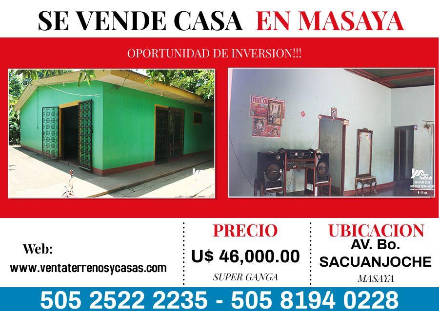 Foto Casa en Venta en Masaya, Masaya - U$D 46.000 - CAV892 - BienesOnLine