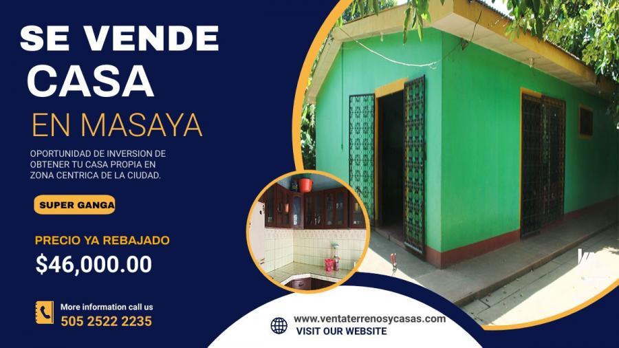 Foto Casa en Venta en Masaya, Masaya - U$D 46.000 - CAV873 - BienesOnLine