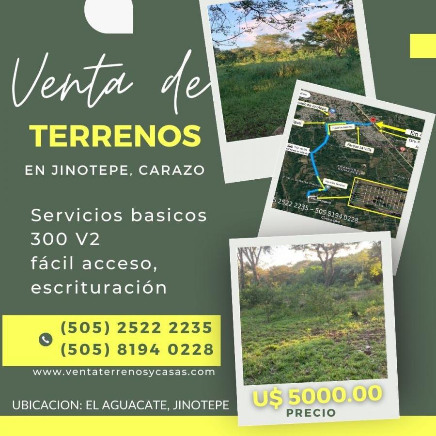 Foto Lote en Venta en Jinotepe, Carazo - U$D 5.000 - LOV1036 - BienesOnLine