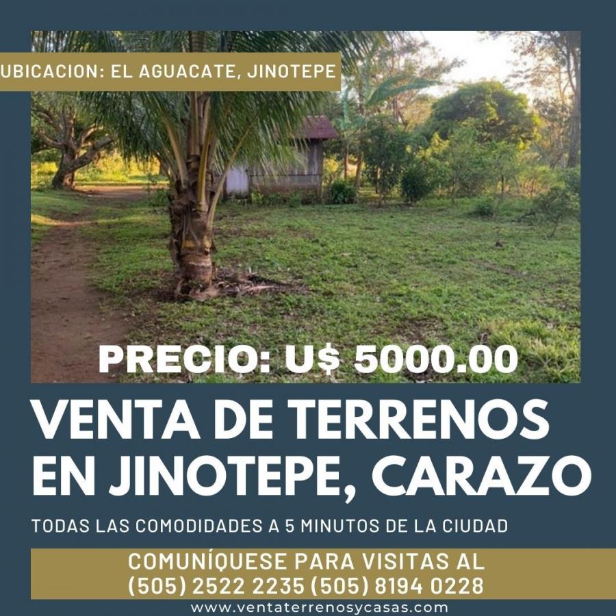Foto Terreno en Venta en Jinotepe, Carazo - U$D 5.000 - TEV1039 - BienesOnLine