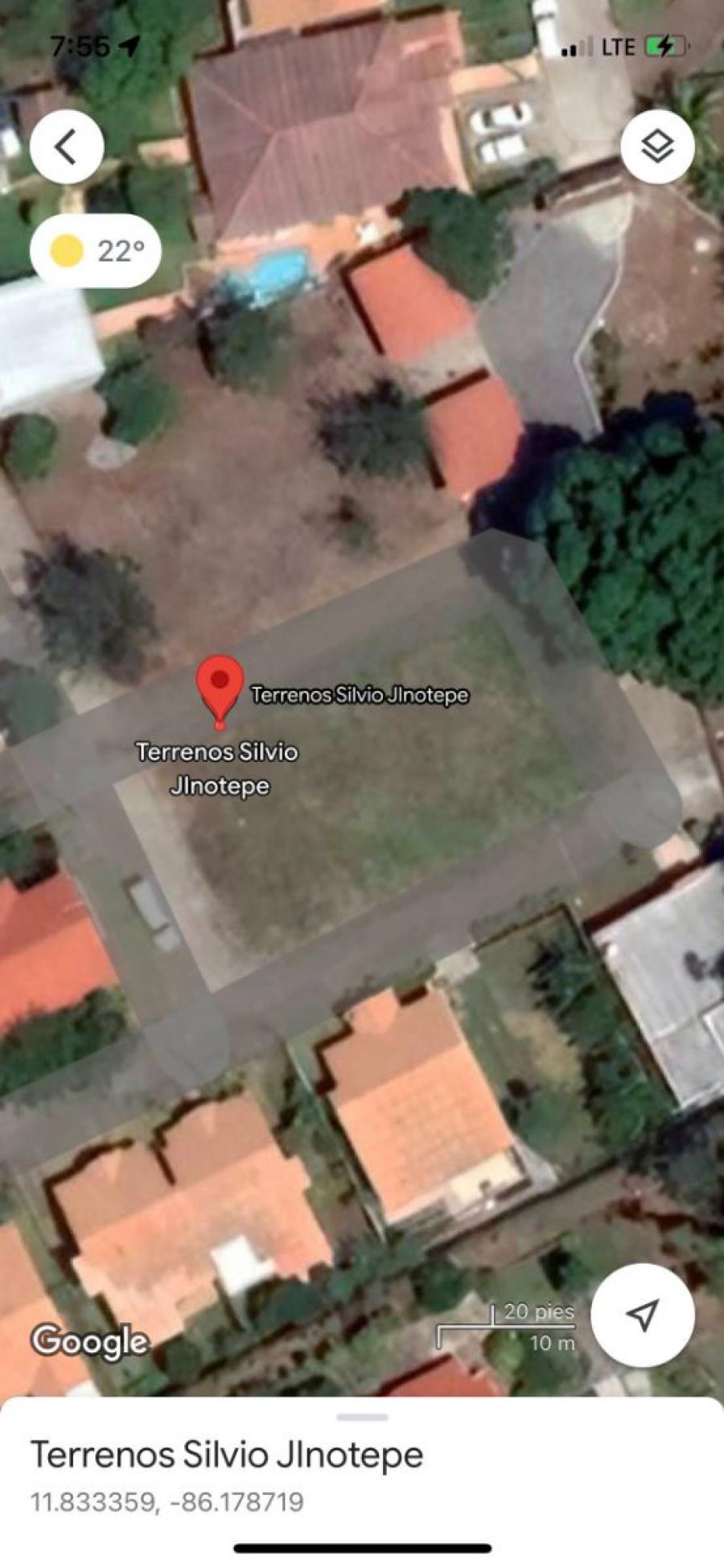 Terreno en Venta en Managua