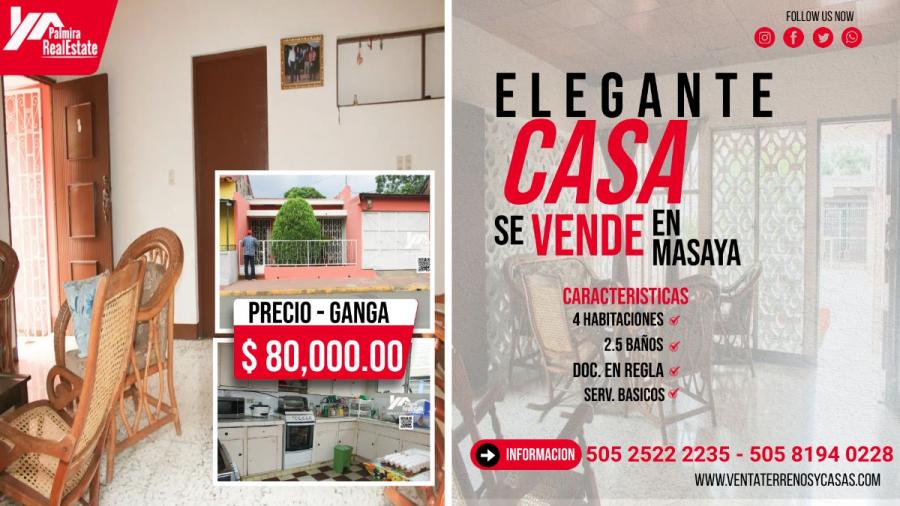 Foto Casa en Venta en Masaya, Masaya - U$D 80.000 - CAV926 - BienesOnLine