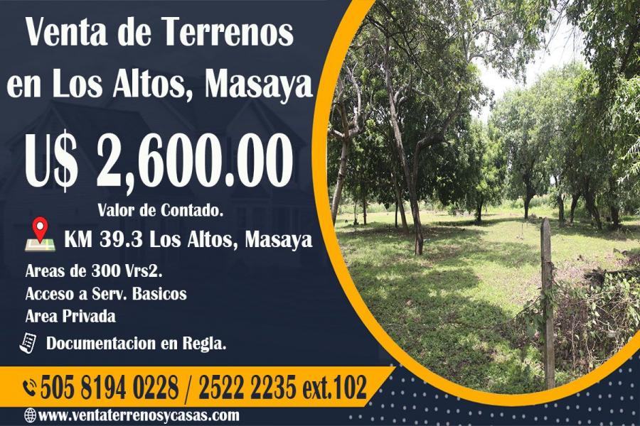 Foto Terreno en Venta en Managua, Managua - U$D 2.600 - TEV628 - BienesOnLine