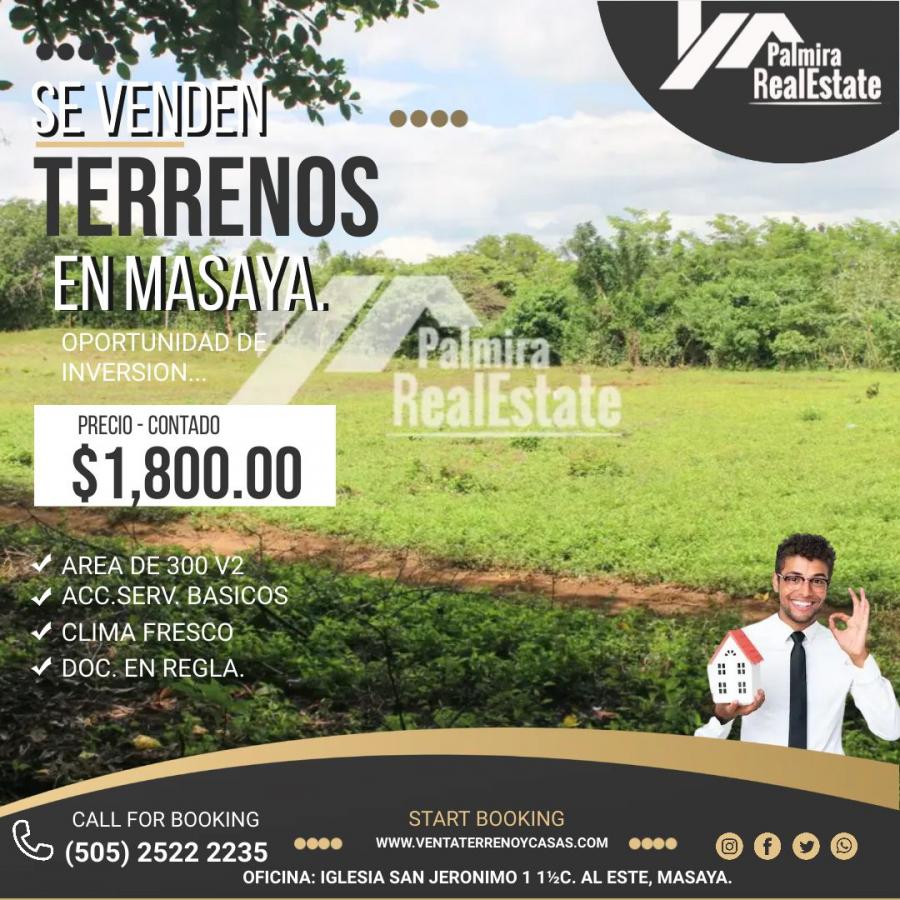 Foto Terreno en Venta en Nindir, Masaya - U$D 1.800 - TEV853 - BienesOnLine