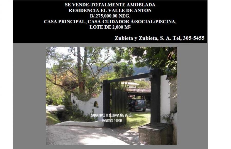 Foto Casa en Venta en El Valle, Cocl - U$D 275.000 - CAV27865 - BienesOnLine