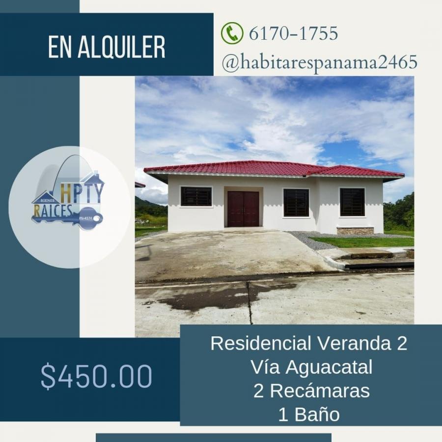 Casa en Alquiler en Aguacatal, David, Chiriquí UD 450 CAA64102