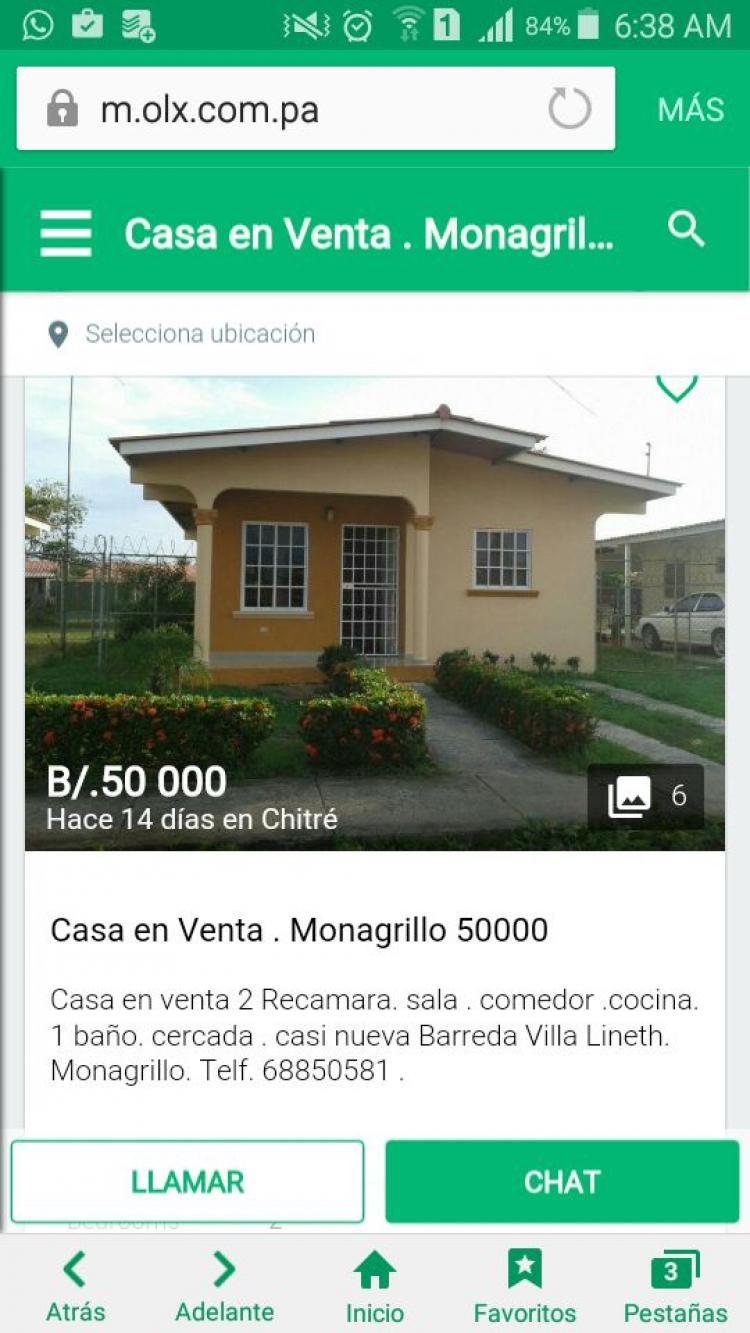 Foto Casa en Venta en Villa Lineth. Monagrillo, Monagrillo, Herrera - U$D 52.000 - CAV15543 - BienesOnLine
