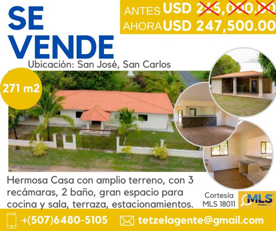 Foto Casa en Venta en San Jos, San Carlos, Panam - U$D 247.500 - CAV65132 - BienesOnLine