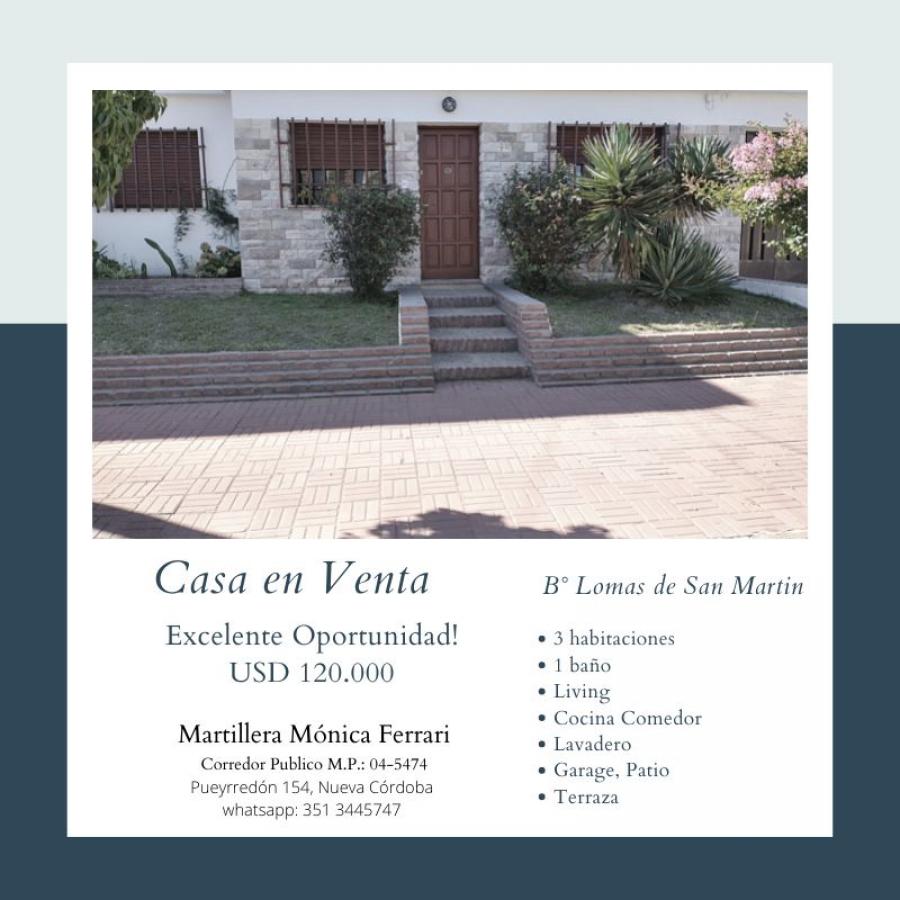 Foto Casa en Venta en Lomas de San Martin, Cordoba, Crdoba - U$D 150.000 - CAV109526 - BienesOnLine