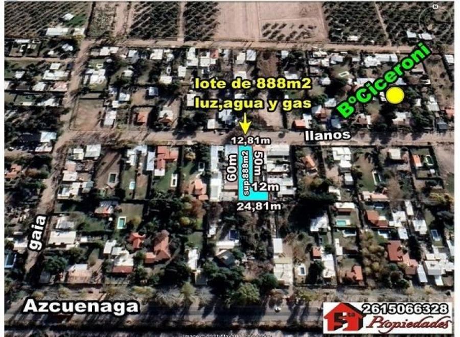 Foto Terreno en Venta en CICERONI, Lujan De Cuyo, Mendoza - U$D 35.000 - TEV110323 - BienesOnLine