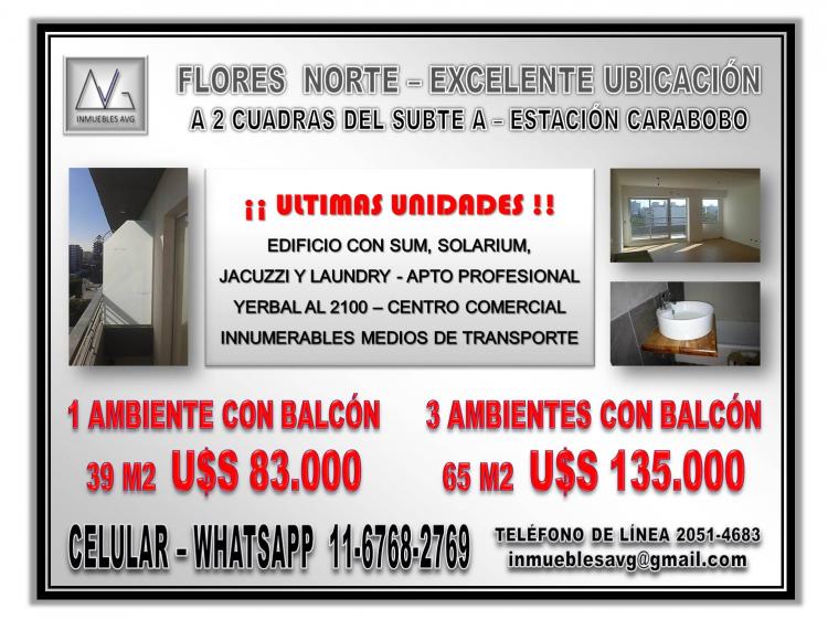 Foto Departamento en Venta en Flores, Ciudad de Buenos Aires - U$D 135.000 - DEV99194 - BienesOnLine