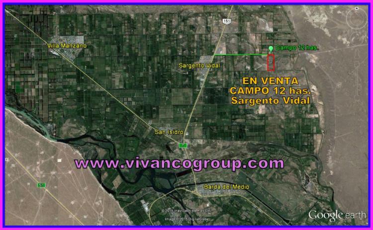 Foto Campo en Venta en Sector rural, Sargento Vidal, Rio Negro - 12 hectareas - CPV6562 - BienesOnLine